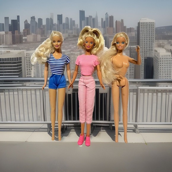 Mattel Other - Barbie Dolls Lot of 3 Mattel 1993/66 Very Good Condition Gift Rare Collectiable